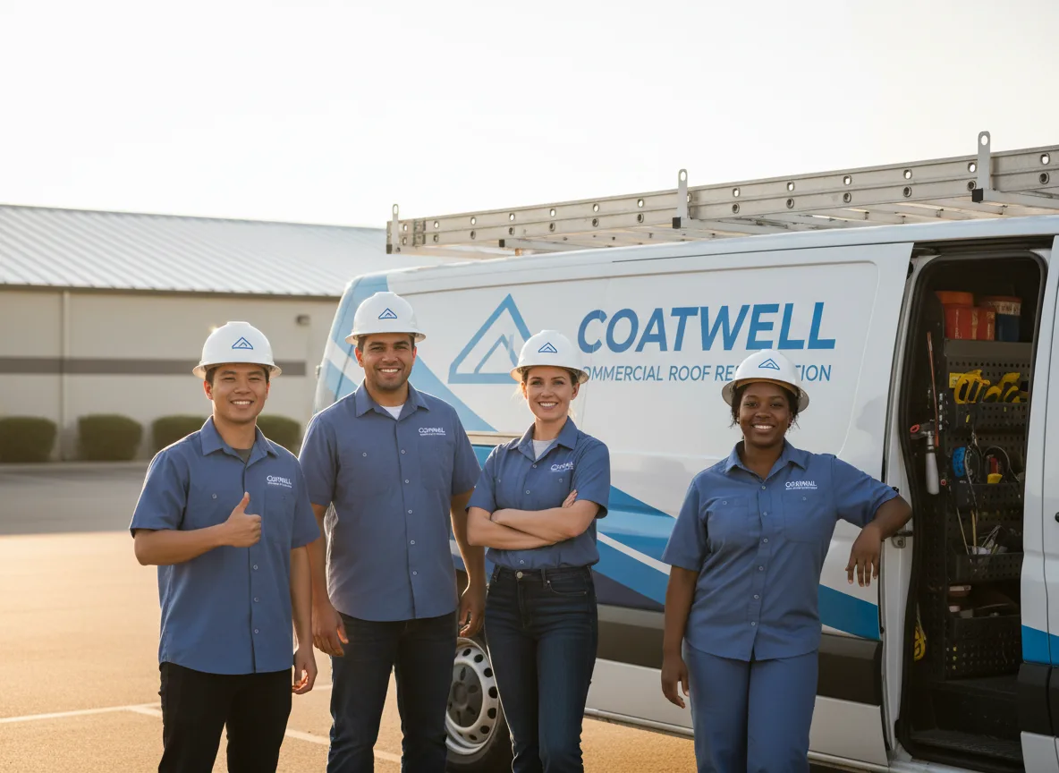 Commercial roof coating company in Knightdale, NC